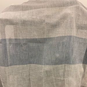 Pair of curtains- linen stripe